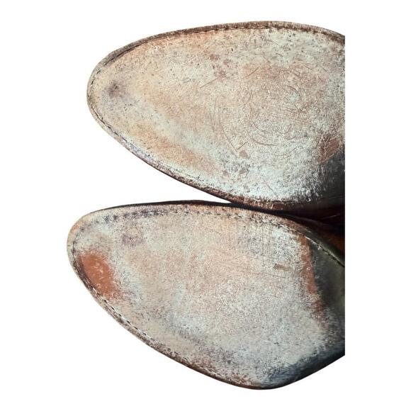 Dan Post Ostrich Leg Western Cowboy Boot Style 6636 Men size 9 D - Picture 8 of 9